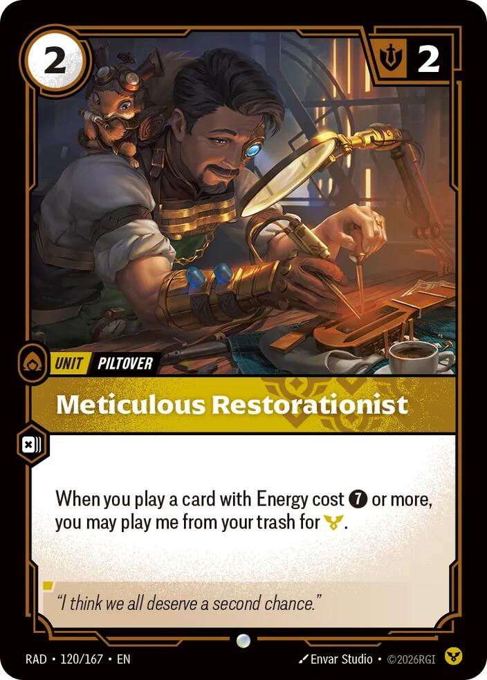 Meticulous Restorationist 120/167 (Radiance)  - Foil | Good Games Adelaide SA