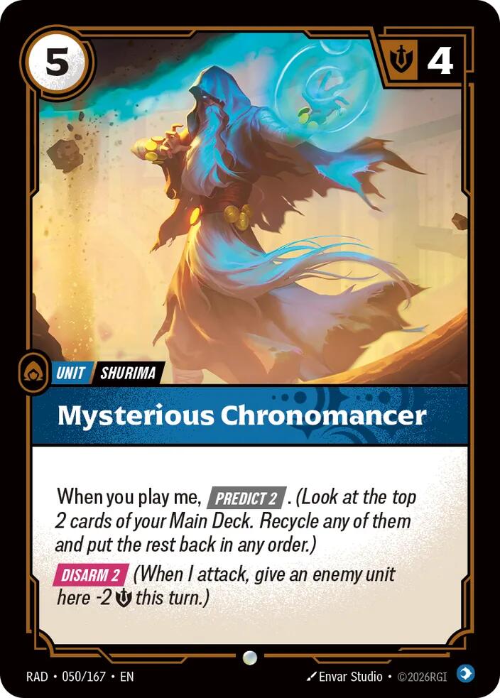 Mysterious Chronomancer 050/167 (Radiance)  - Foil | Good Games Adelaide SA