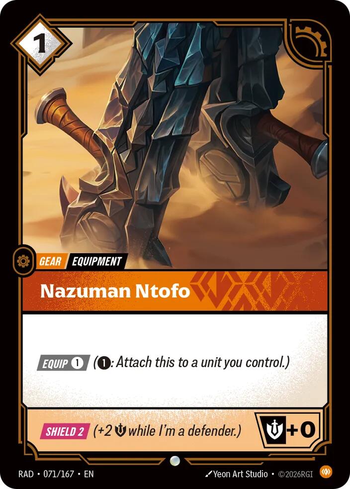 Nazuman Ntofo 071/167 (Radiance)  - Foil | Good Games Adelaide SA