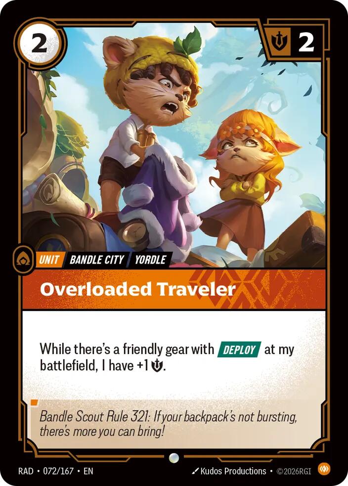Overloaded Traveler 072/167 (Radiance)  - Foil | Good Games Adelaide SA