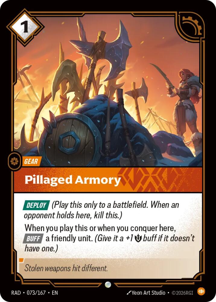 Pillaged Armory 073/167 (Radiance)  - Foil | Good Games Adelaide SA
