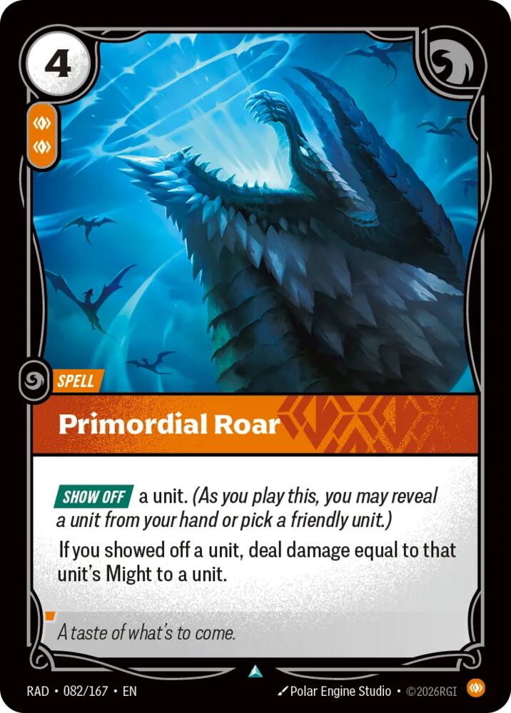 Primordial Roar 082/167 (Radiance)  - Foil | Good Games Adelaide SA