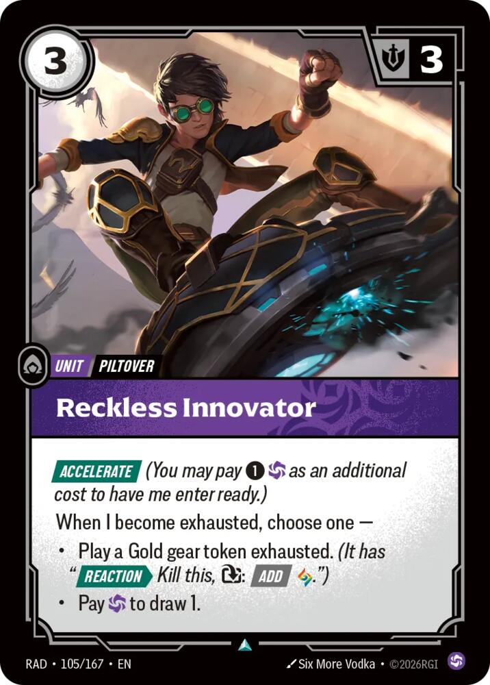 Reckless Innovator 105/167 (Radiance)  - Foil | Good Games Adelaide SA