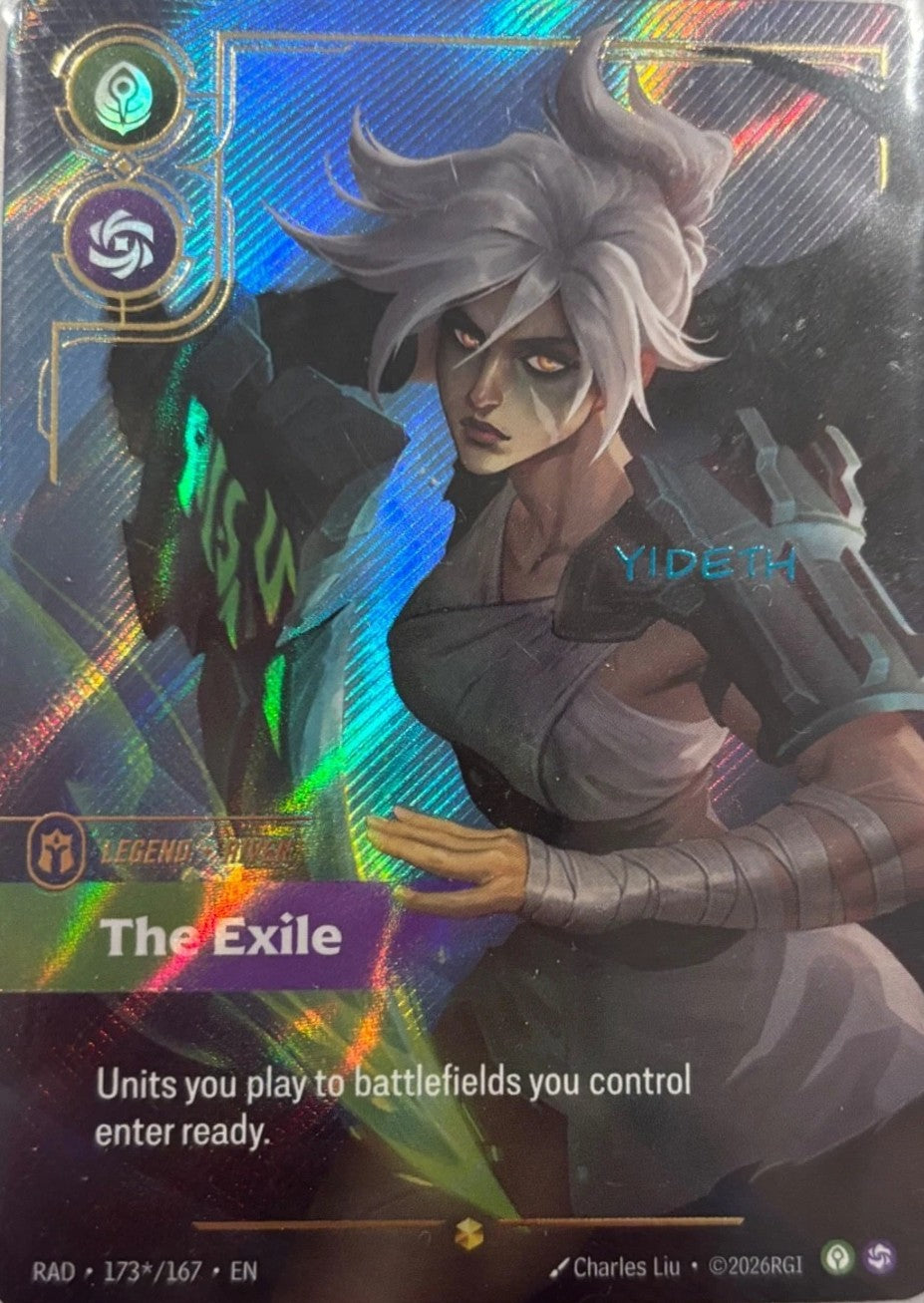 Riven - The Exile 173*/167 (Radiance)  - Signature Foil | Good Games Adelaide SA