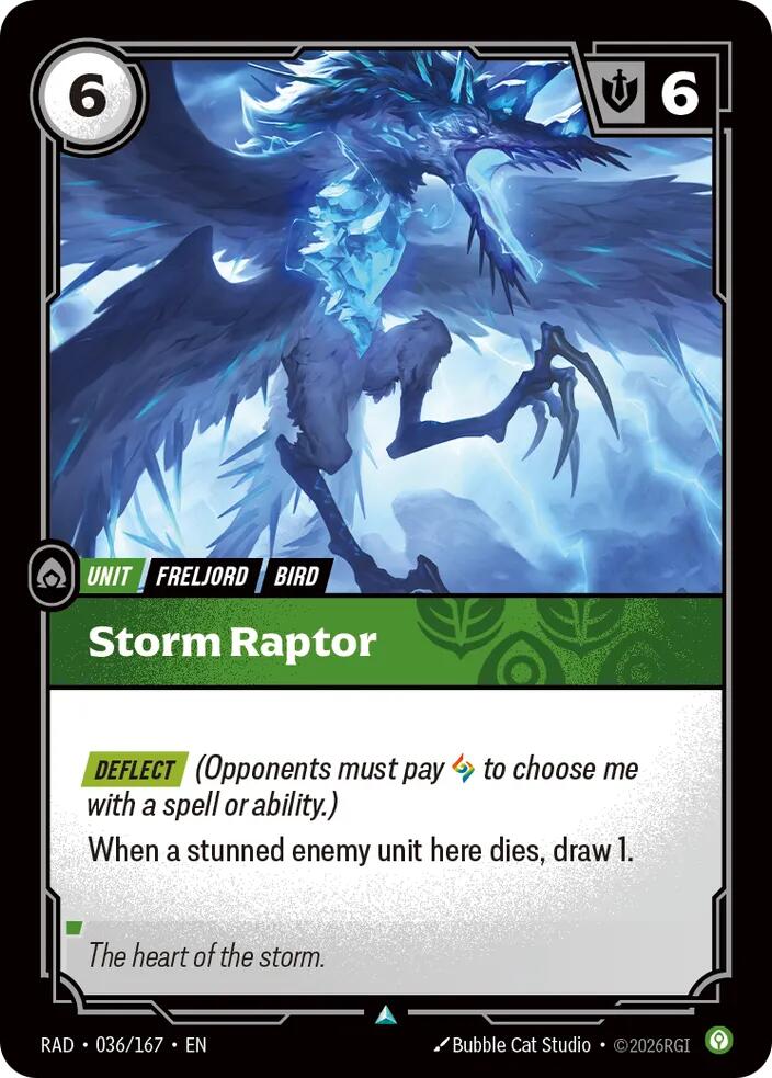 Storm Raptor 036/167 (Radiance)  - Foil | Good Games Adelaide SA