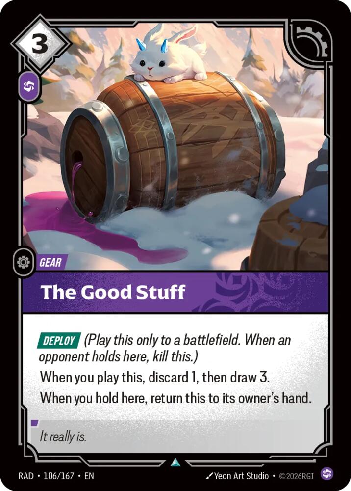 The Good Stuff 106/167 (Radiance)  - Foil | Good Games Adelaide SA