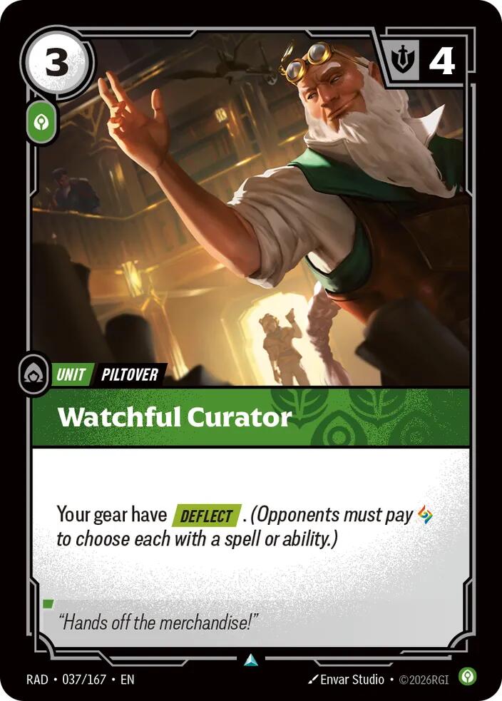 Watchful Curator 037/167 (Radiance)  - Foil | Good Games Adelaide SA