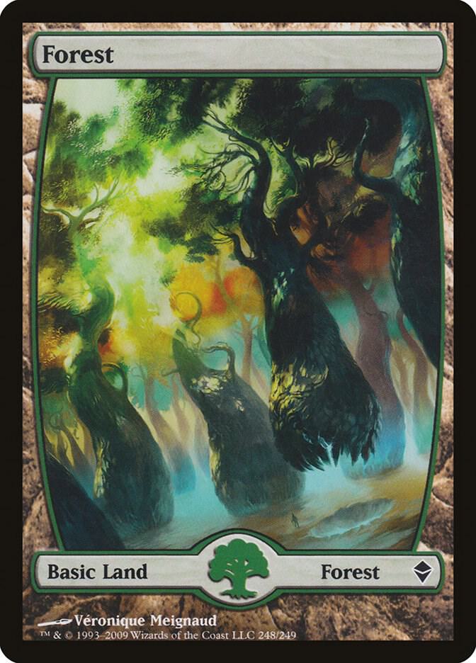 Forest 248 (Zendikar)  - Full Art Foil | Good Games Adelaide SA