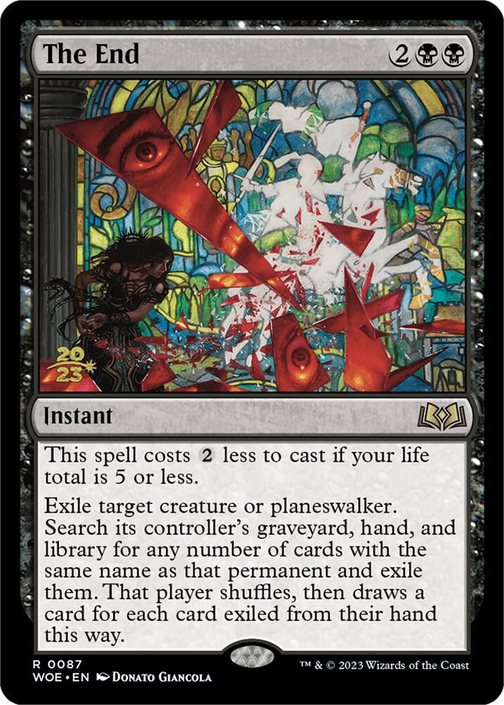 The End 87 (Prerelease Cards)  - Foil | Good Games Adelaide SA