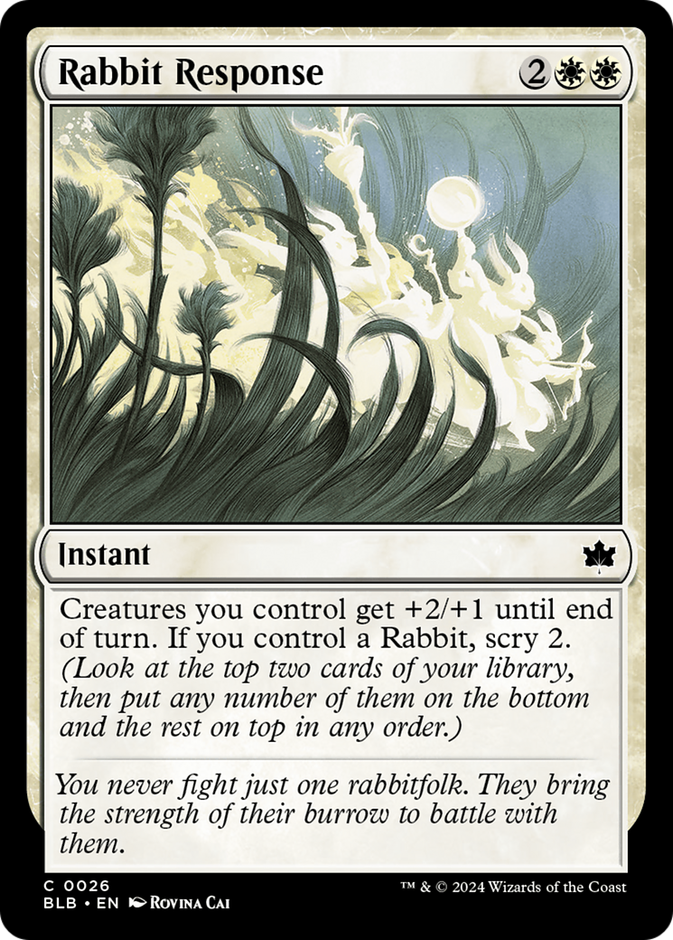 Rabbit Response [Bloomburrow] | Good Games Adelaide SA