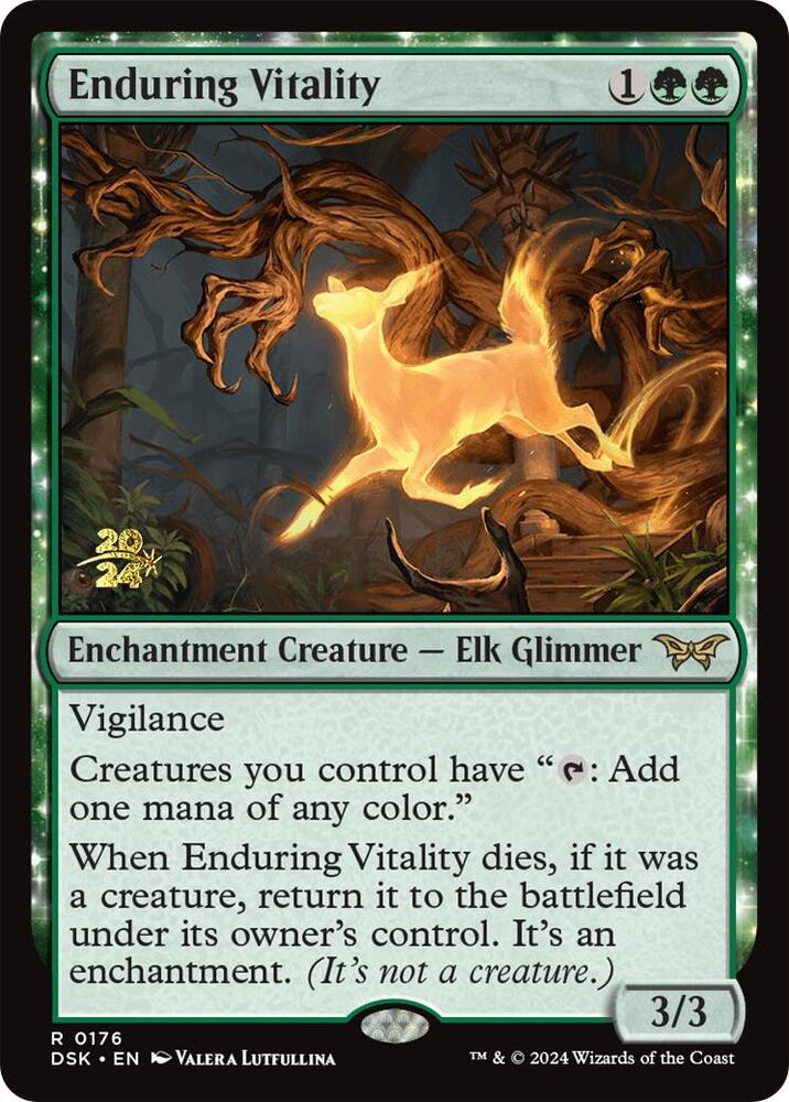 Enduring Vitality 176 (Prerelease Cards)  - Foil | Good Games Adelaide SA