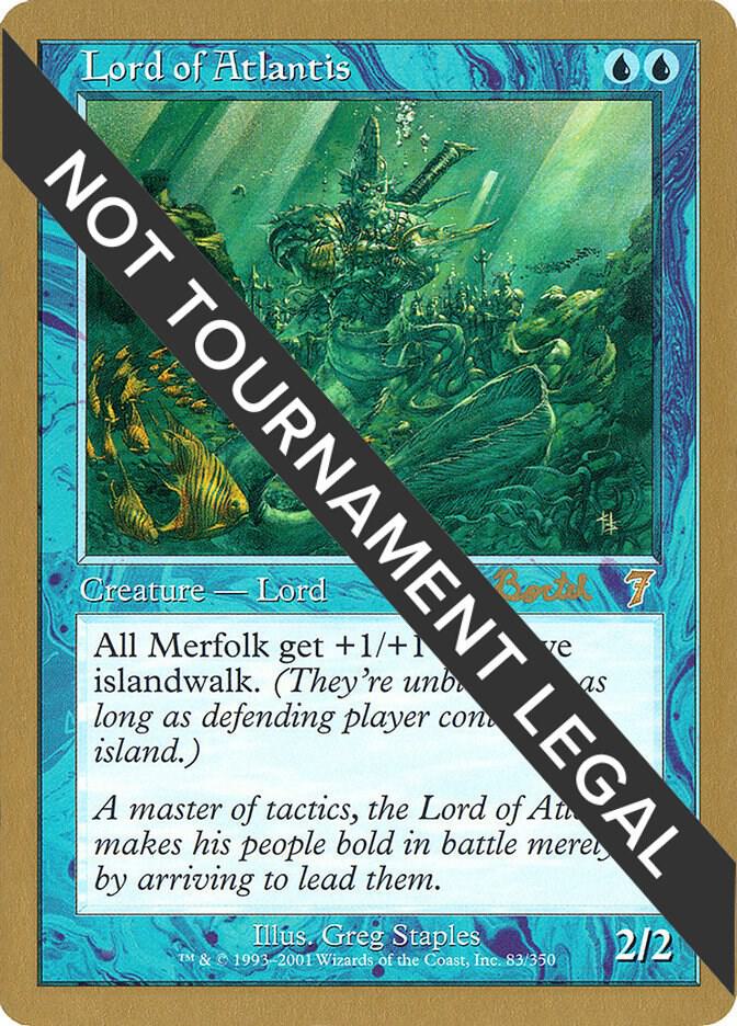 Lord of Atlantis 2001 Alex Borteh 7ED  (World Championship Decks)  | Good Games Adelaide SA