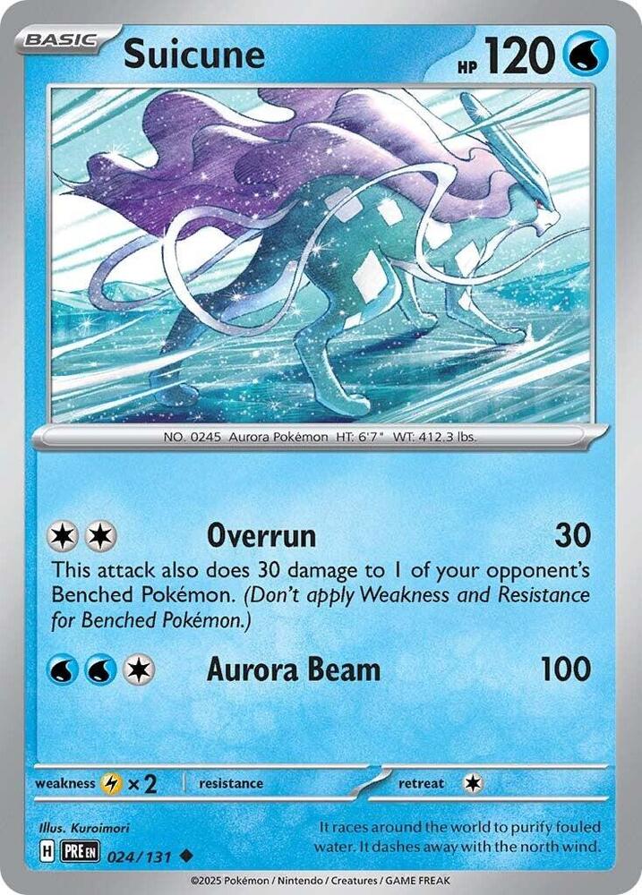 Suicune (024/131) [Scarlet & Violet: Prismatic Evolutions] | Good Games Adelaide SA