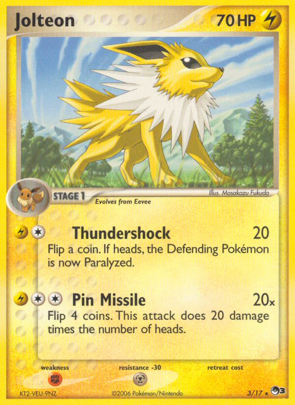 Jolteon (3/17) [POP Series 3] | Good Games Adelaide SA