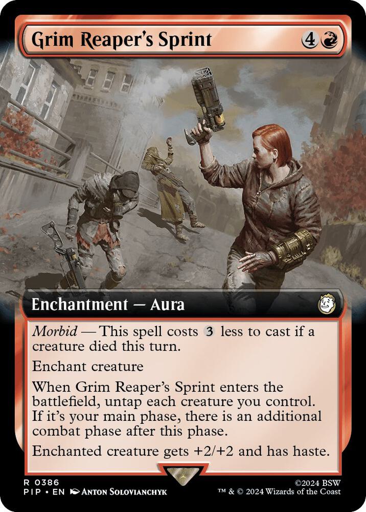Grim Reapers Sprint Extended Art 386 (Universes Beyond: Fallout)  | Good Games Adelaide SA
