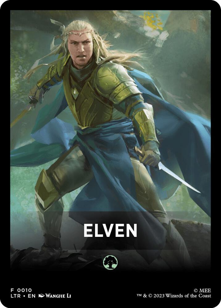Elven Theme Card 10 (Universes Beyond: The Lord of the Rings: Tales of Middle-earth)  | Good Games Adelaide SA