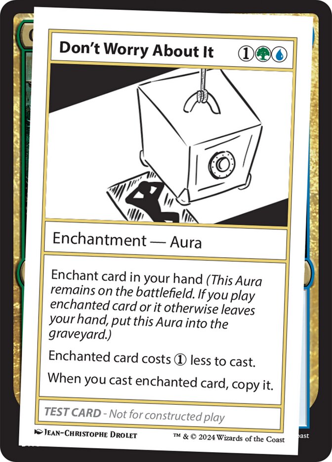 Don't Worry About It  (Mystery Booster 2 Playtest Cards)  | Good Games Adelaide SA