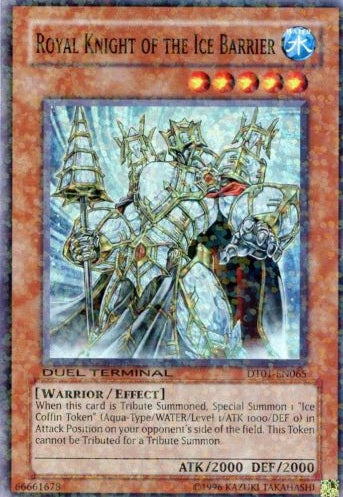 Royal Knight of the Ice Barrier [DT01-EN065] Super Rare | Good Games Adelaide SA
