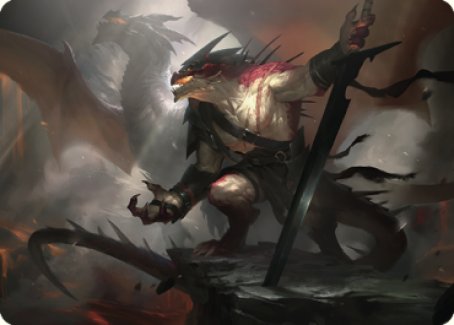 Rivaz of the Claw Art Card [Dominaria United Art Series] | Good Games Adelaide SA