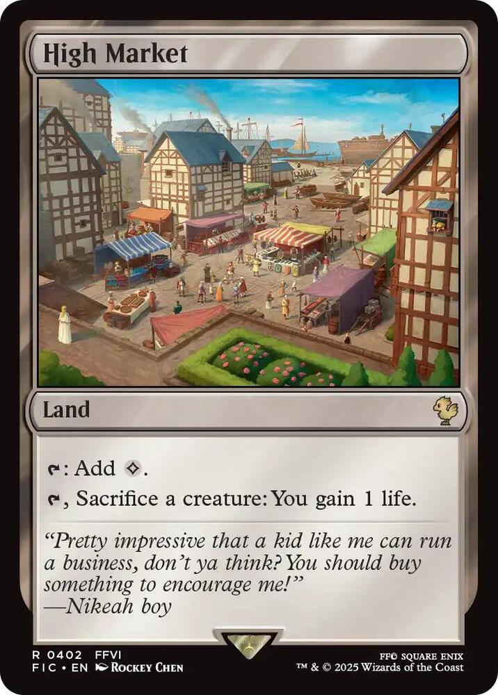 High Market 402 (Commander: FINAL FANTASY)  - Foil | Good Games Adelaide SA