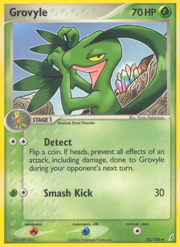 Grovyle (32/100) [EX: Crystal Guardians] | Good Games Adelaide SA