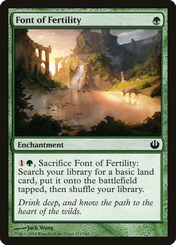 Font of Fertility 123 (Journey Into Nyx)  - Foil | Good Games Adelaide SA