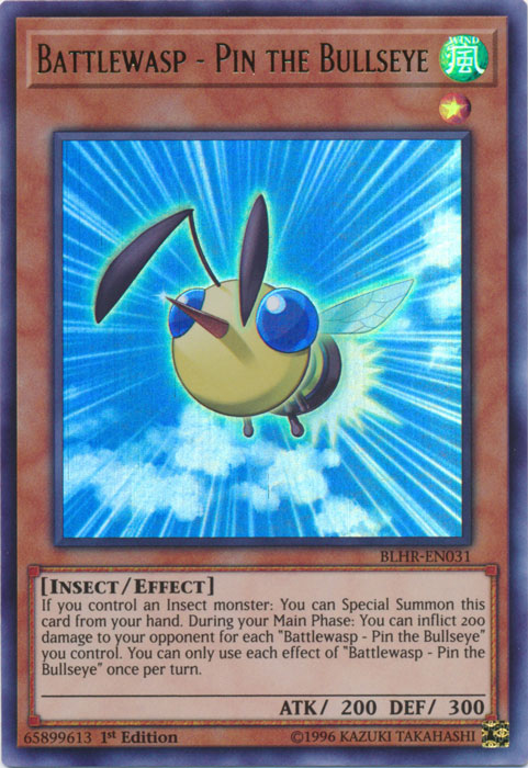 Battlewasp - Pin the Bullseye [BLHR-EN031] Ultra Rare | Good Games Adelaide SA