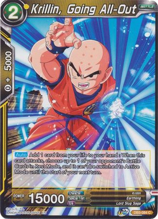 Krillin, Going All-Out [DB3-084] | Good Games Adelaide SA
