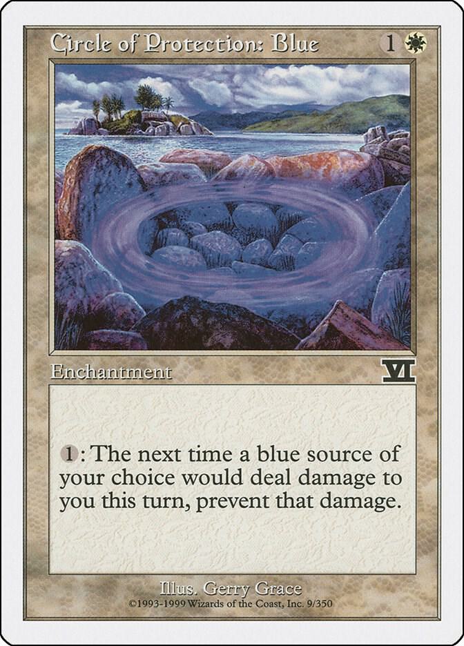 Circle of Protection: Blue 9 (Classic Sixth Edition)  | Good Games Adelaide SA