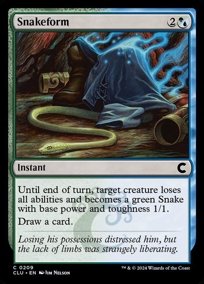Snakeform 209 (Ravnica: Clue Edition)  | Good Games Adelaide SA