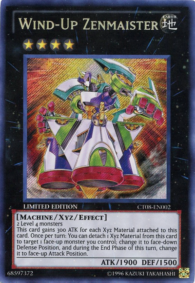 Wind-Up Zenmaister [CT08-EN002] Secret Rare | Good Games Adelaide SA