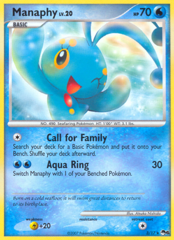 Manaphy (3/17) [POP Series 6] | Good Games Adelaide SA
