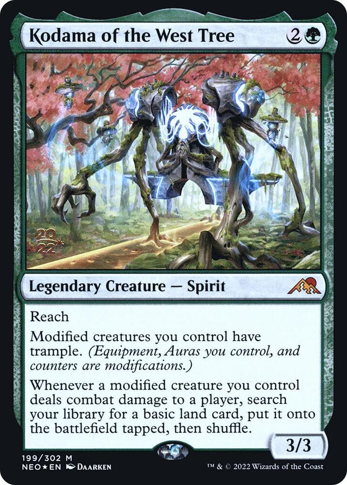 Kodama of the West Tree 199 (Prerelease Cards)  - Foil | Good Games Adelaide SA