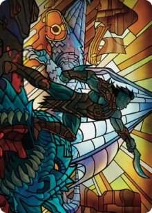 Astor Bearer of Blades Art Card 68 (Art Series: Dominaria United)  | Good Games Adelaide SA