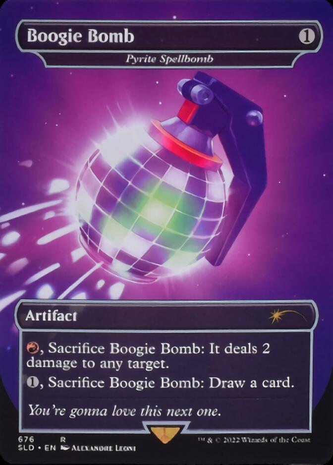 Pyrite Spellbomb - Boogie Bomb (Borderless) [Secret Lair Drop Promos] | Good Games Adelaide SA