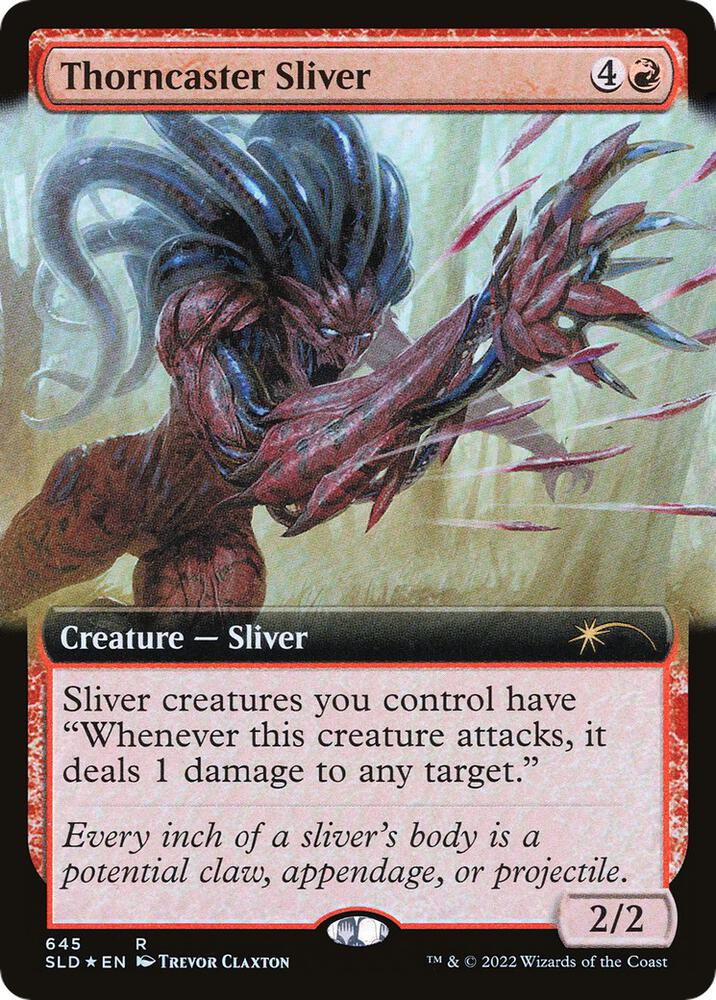 Thorncaster Sliver Extended Art 645 (Secret Lair Drop Series)  - Foil | Good Games Adelaide SA