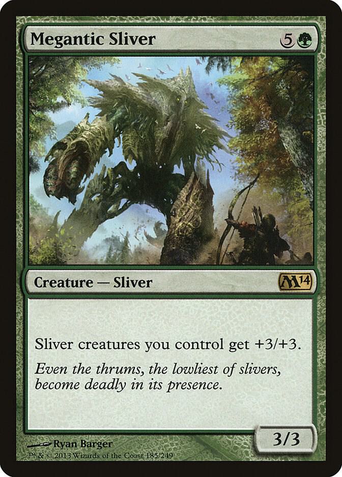 Megantic Sliver 185 (Magic 2014 (M14))  - Foil | Good Games Adelaide SA