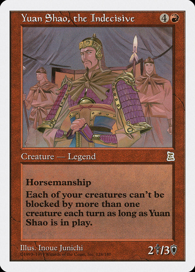 Yuan Shao, the Indecisive 128 (Portal Three Kingdoms)  | Good Games Adelaide SA