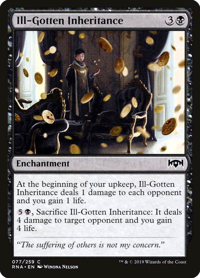 Ill-Gotten Inheritance [Ravnica Allegiance] | Good Games Adelaide SA