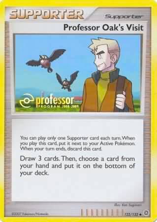 Professor Oak's Visit  122/132 (Professor Program Promos)  | Good Games Adelaide SA