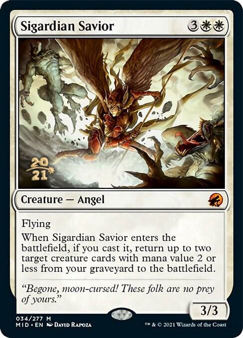 Sigardian Savior 34 (Prerelease Cards)  - Foil | Good Games Adelaide SA
