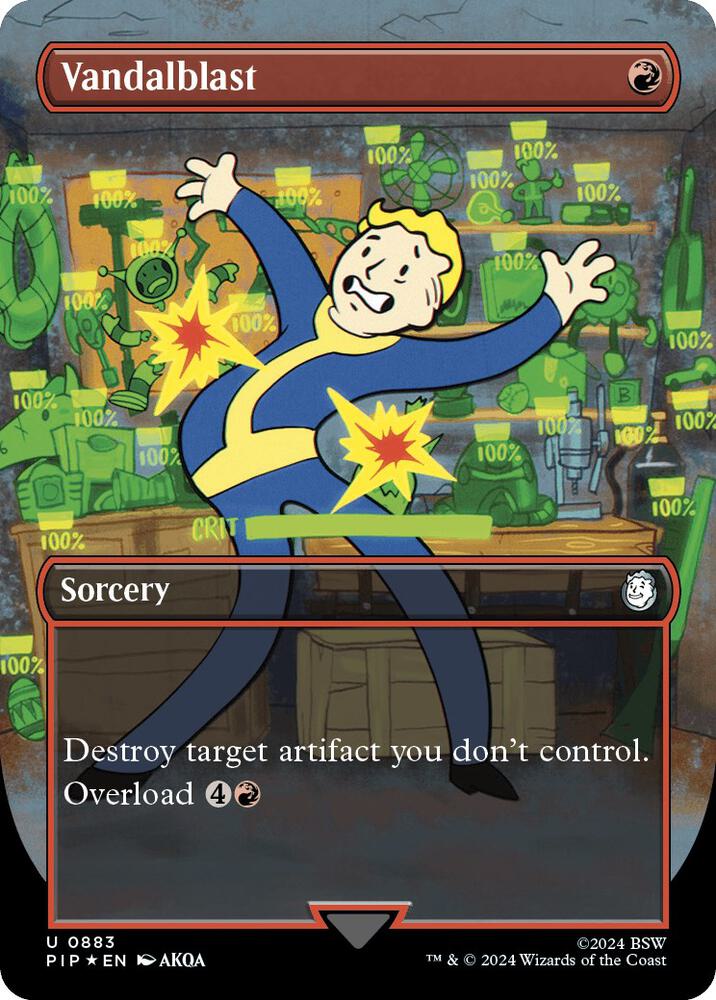 Vandalblast 883 (Universes Beyond: Fallout)  - Foil | Good Games Adelaide SA