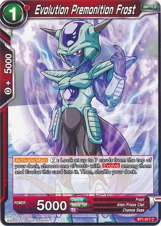 Evolution Premonition Frost [BT1-017] | Good Games Adelaide SA