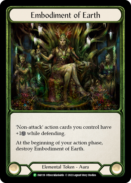 Embodiment of Earth [FAB118] (Promo)  Cold Foil | Good Games Adelaide SA