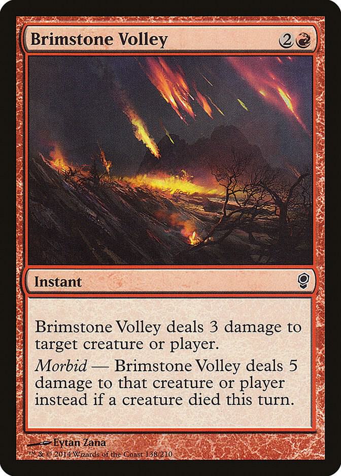 Brimstone Volley 138 (Conspiracy)  - Foil | Good Games Adelaide SA