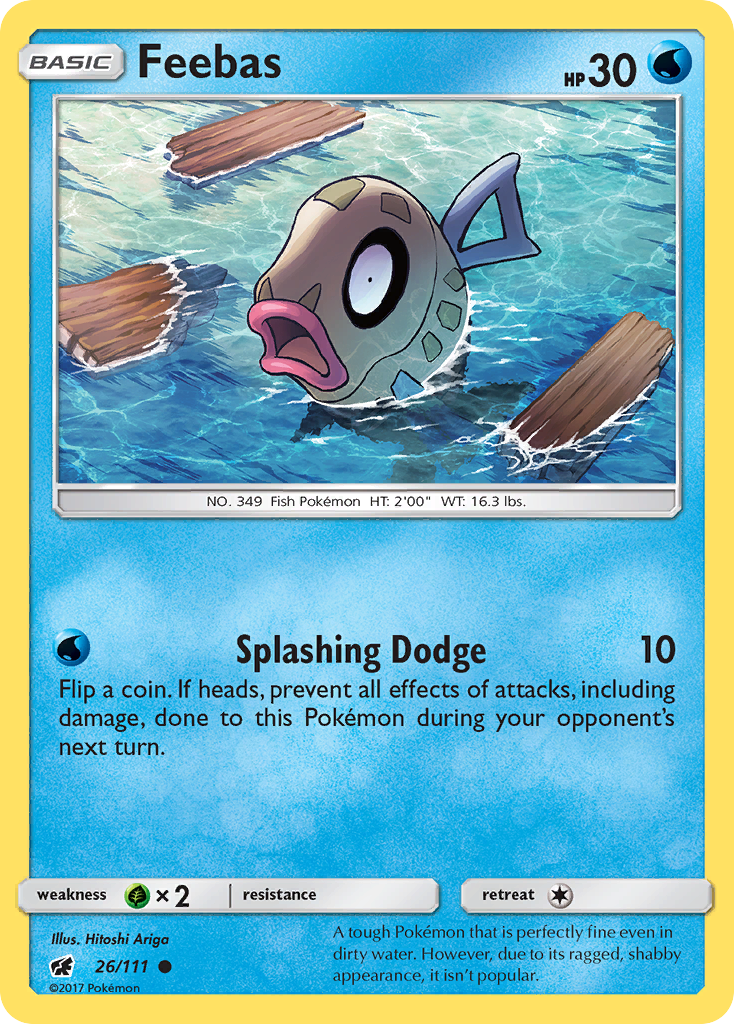 Feebas (26/111) [Sun & Moon: Crimson Invasion] | Good Games Adelaide SA