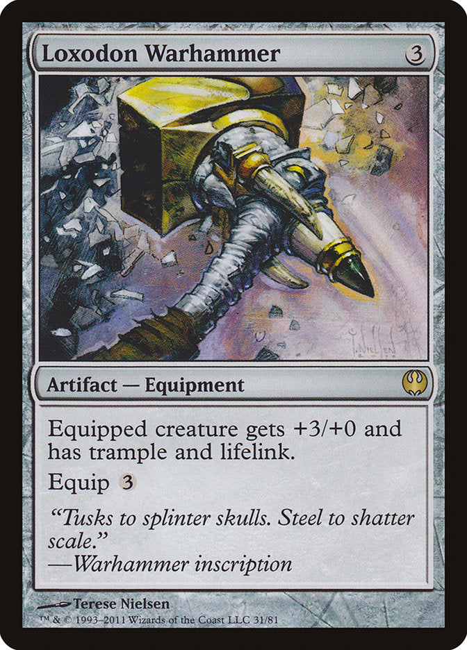Loxodon Warhammer [Duel Decks: Knights vs. Dragons] | Good Games Adelaide SA
