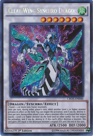Clear Wing Synchro Dragon [CROS-EN046] Secret Rare | Good Games Adelaide SA