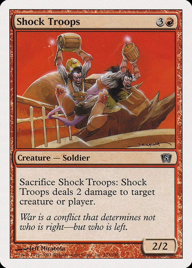 Shock Troops 223 (8th Edition)  - Foil | Good Games Adelaide SA
