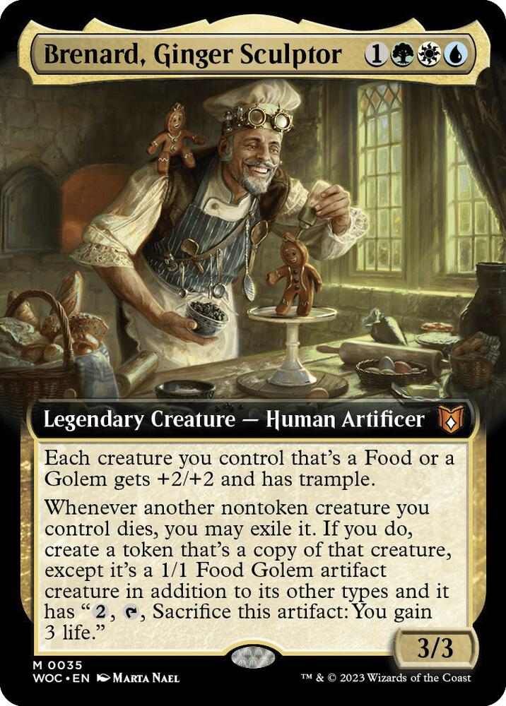 Brenard Ginger Sculptor Extended Art 35 (Commander: Wilds of Eldraine)  - Extended Art | Good Games Adelaide SA